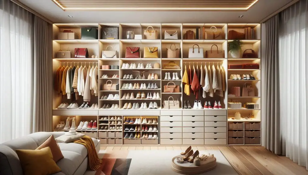 Creative Custom Closet Ideas for Shoes, Bags and Accessories