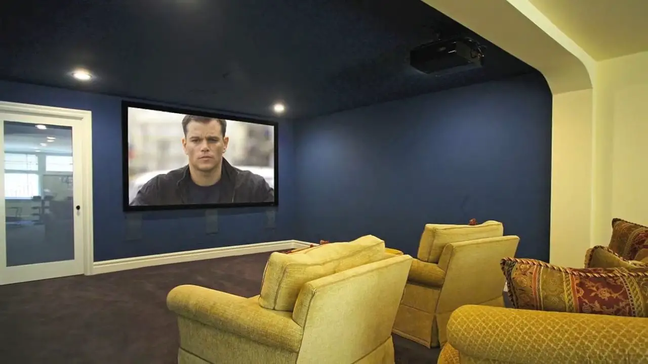 Christian Bale’s home theater