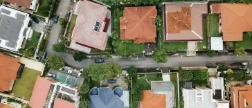 Aerial Shot of Houses