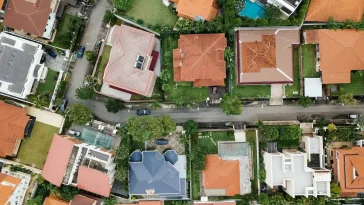 Aerial Shot of Houses