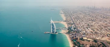Aerial View of Dubai