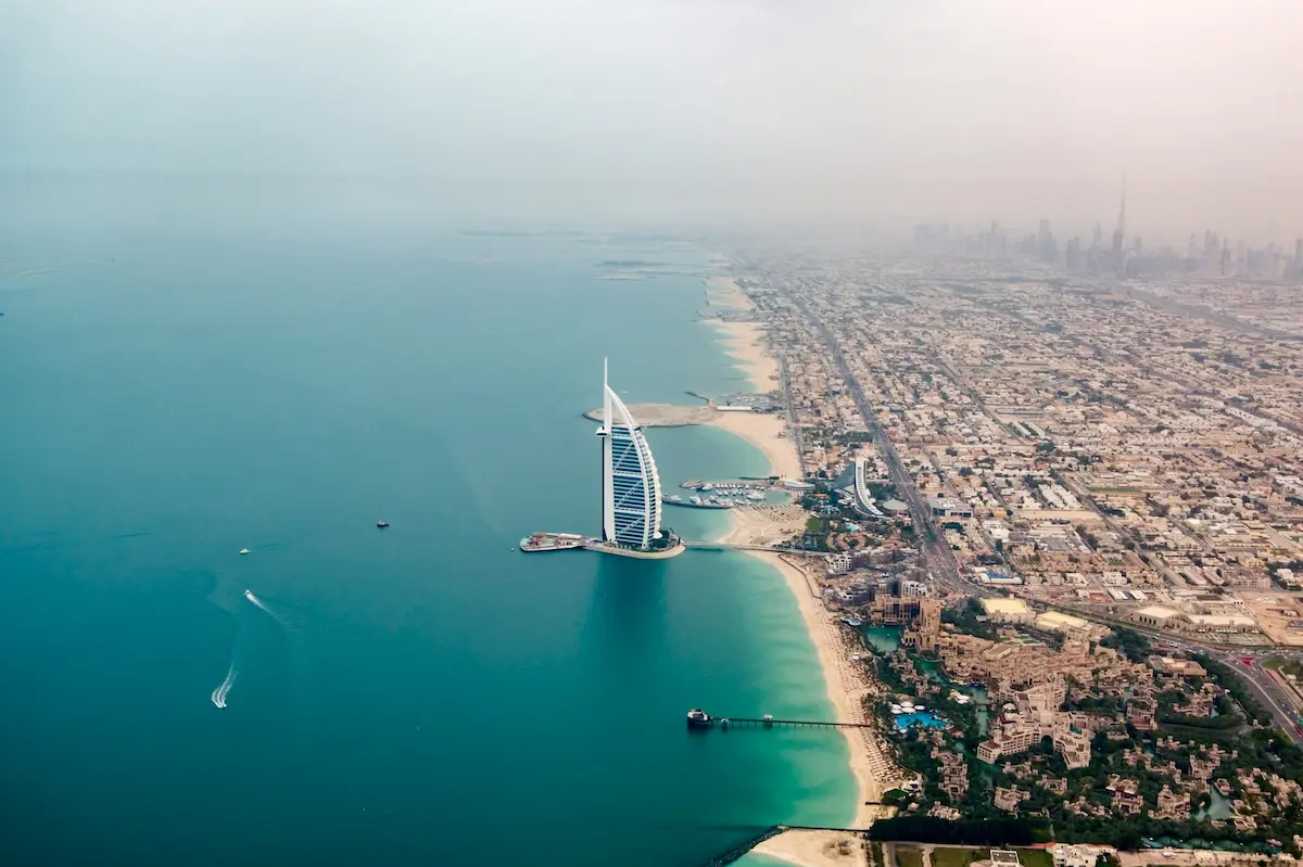 Aerial View of Dubai