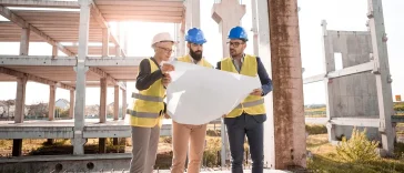 Engineers At A Construction Site