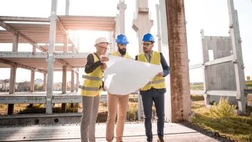 Engineers At A Construction Site