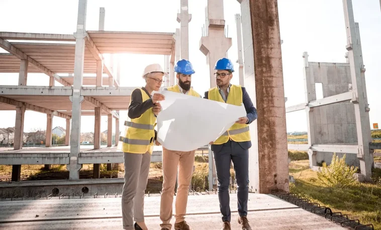 Engineers At A Construction Site