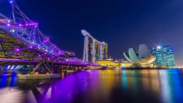 Singapore At Night