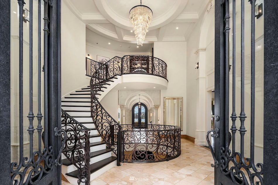 Russell Wilson’s foyer