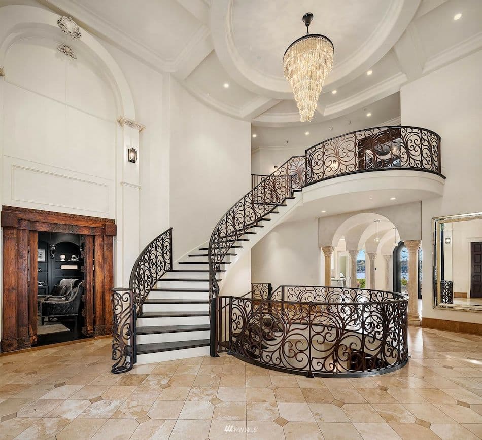 Russell Wilson’s foyer