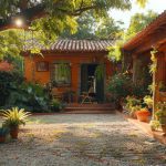 Colorful Mexican House