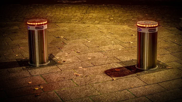 Collapsible Bollards With LED Lights
