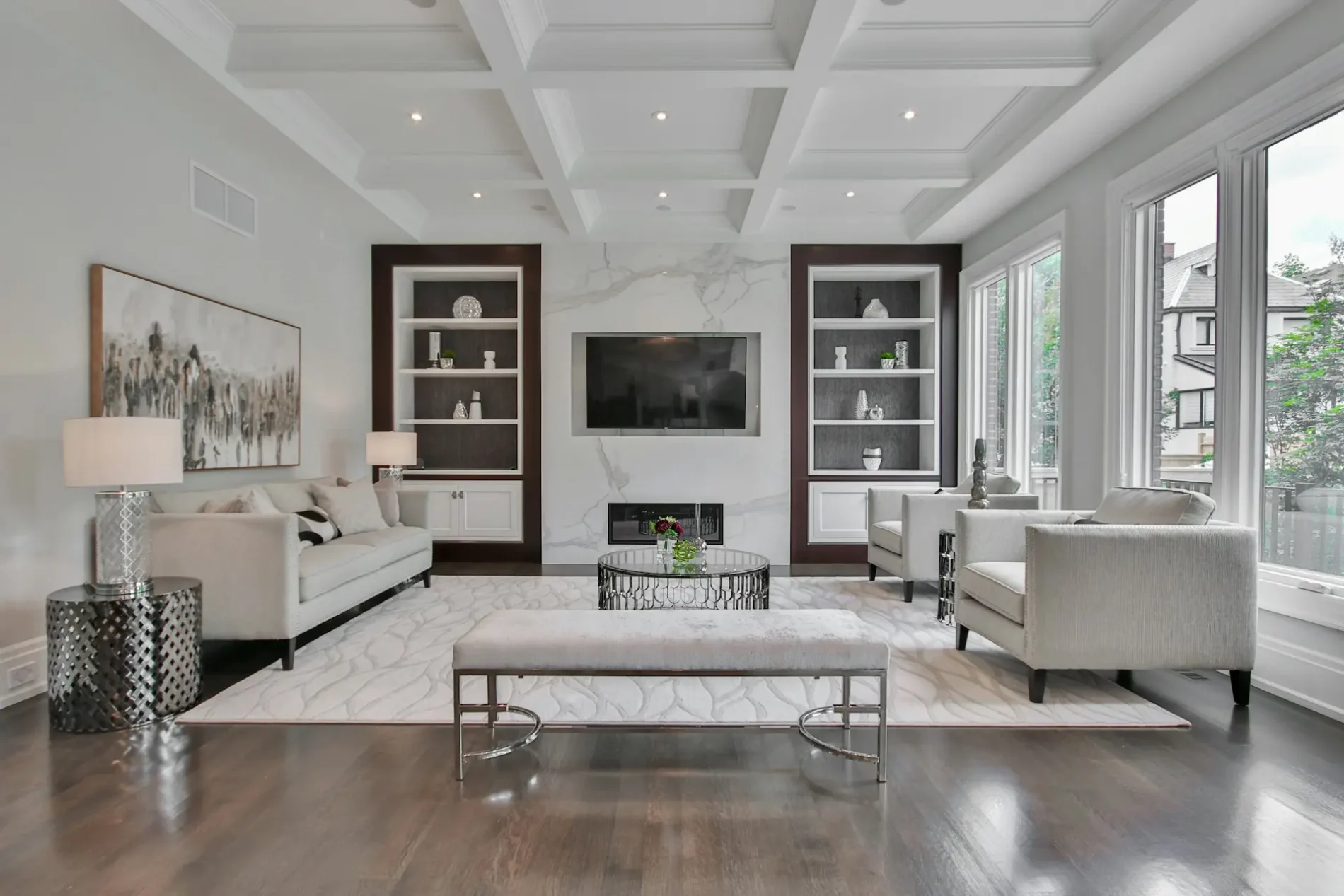 Living Room With Furniture