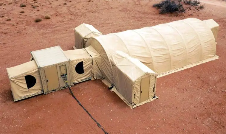 military shelters
