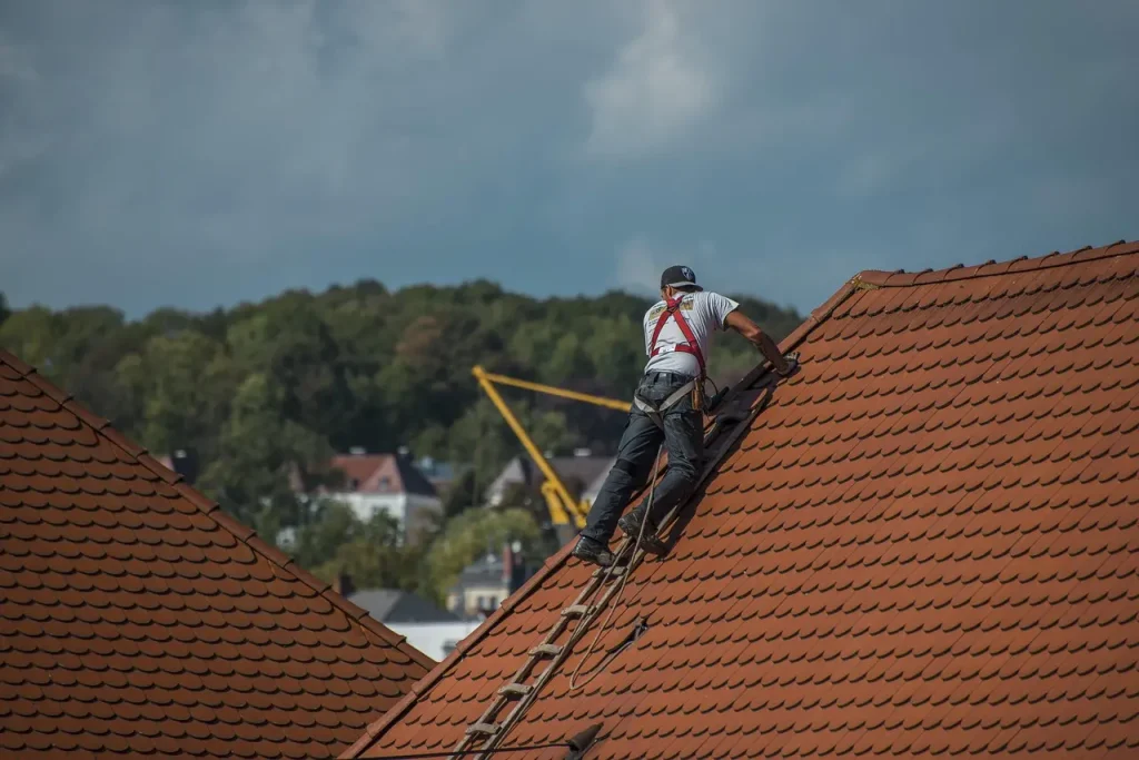 Roofer Doing Some Repairs
